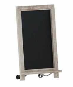 Flash Furniture - Canterbury 12"W x 1.88"D x 17"H Magnetic Tabletop Chalkboard - Weathered Brown