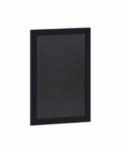 Flash Furniture - Canterbury 18"W x 0.75"D x 24"H Magnetic Wall Mounted Chalkboard - Black