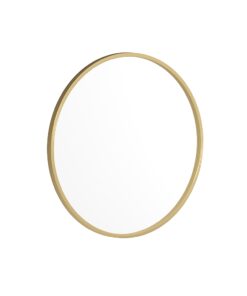 Flash Furniture - Julianne 24" Round Wall Mounted Mirror - Gold