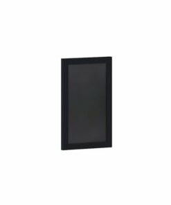 Flash Furniture - Canterbury 11"W x 0.75"D x 17"H Magnetic Wall Mounted Chalkboard - Black