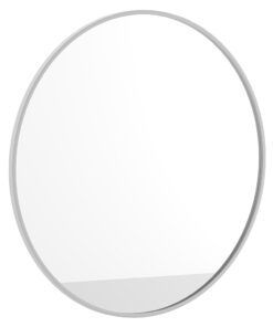 Flash Furniture - Julianne 36" Round Wall Mounted Mirror - Silver