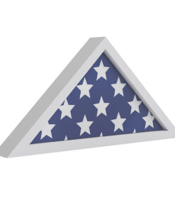 Flash Furniture - Sheehan 17.5"W x 3"D x 12.5"H Flag Case - White