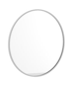 Flash Furniture - Julianne 30" Round Wall Mounted Mirror - Silver