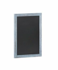 Flash Furniture - Canterbury 18"W x 0.75"D x 24"H Magnetic Wall Mounted Chalkboard - Rustic Blue