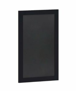 Flash Furniture - Canterbury 20"W x 0.75"D x 30"H Magnetic Wall Mounted Chalkboard - Black