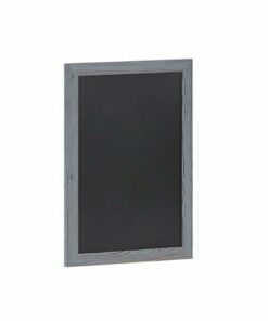 Flash Furniture - Canterbury 18"W x 0.75"D x 24"H Magnetic Wall Mounted Chalkboard - Grey