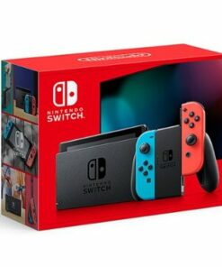 Nintendo - Geek Squad Certified Refurbished Switch with Neon Blue and Neon Red Joy‑Con