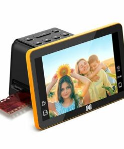 Kodak - Slide N Scan Digital Film Scanner with 7" LCD Screen - Black