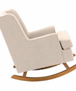 CorLiving - Boston Tufted Fabric Rocking Chair - Beige