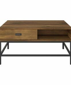 CorLiving - Fort Worth Wood Grain Finish Lift Top Coffee Table - Brown