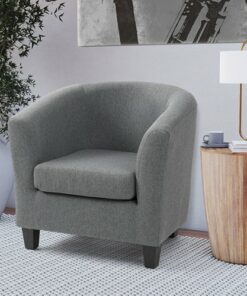 CorLiving - Elwood Tub Chair - Grey