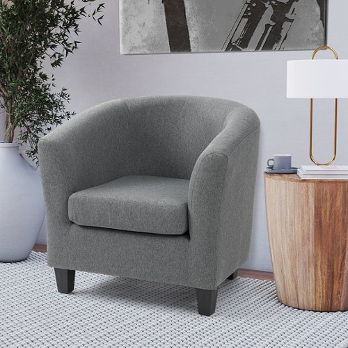 CorLiving - Elwood Tub Chair - Grey