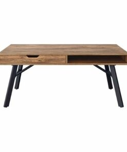 CorLiving - Auston Wood Grain Finish Coffee Table - Brown