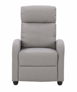 CorLiving - Oren Fabric Recliner - Light Grey