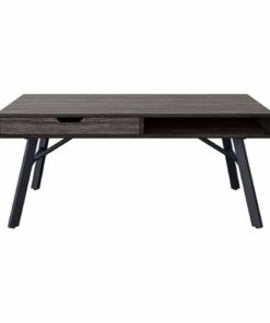 CorLiving - Auston Wood Grain Finish Coffee Table - Grey