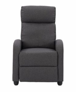 CorLiving - Oren Fabric Recliner - Dark Grey
