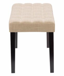 CorLiving - California Fabric Tufted Bench - Beige