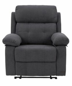 CorLiving - Oren Manual Recliner - Dark Grey