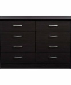 CorLiving - Newport 8 Drawer Dresser - Black