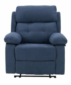 CorLiving - Oren Manual Recliner - Blue