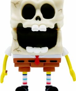 Super7 - ReAction 3.75 in Plastic SpongeBob SquarePants - SkullPants SpongeBob