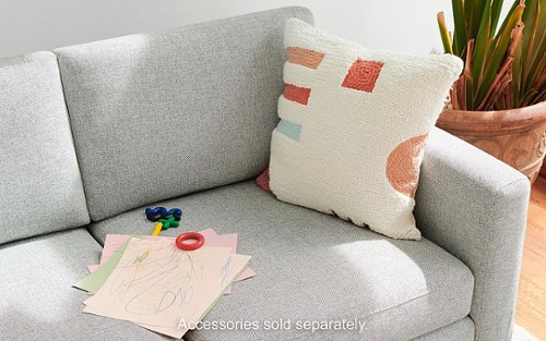 Burrow - Mid-Century Nomad 4-Seat Corner Sectional with Ottoman - Navy Blue 0