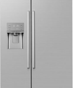 Dacor - 24.0 Cu. Ft. Side-by-Side Built-In Refrigerator with Precise Cooling and External Water & Ice Dispenser - Stainless steel