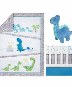 Sammy & Lou - Dinosaur Pals 4pc Crib Bedding Set