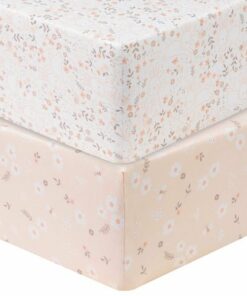Sammy & Lou - Cottontail Cloud 2pk Microfiber Fitted Crib Sheets