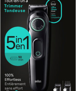 Braun - Series 3 3450 All-In-One Style Kit, 5-in-1 Grooming Kit with Beard Trimmer & More - Black