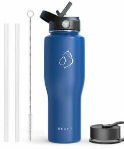 Buzio - Insulated 32oz Tumbler with Straw Lid and Flex Lid - Cobalt