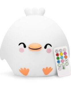 Lumipets LED Kids' Night Light Chick Lamp with Remote - White