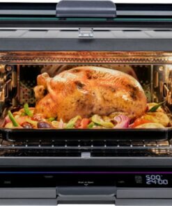 GE Profile - 11-in-1 6-Slice Smart Convection Toaster Oven with Air Fry - Black