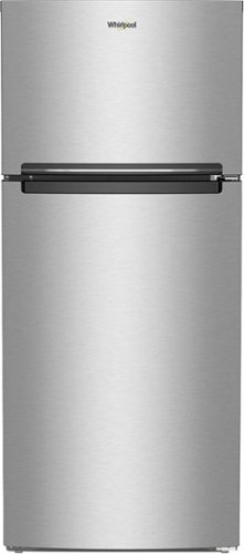 Whirlpool - 16.3 Cu. Ft. Top-Freezer Refrigerator - Stainless steel