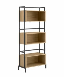 Walker Edison - Modern Open-Cubby Bookshelf - Coastal Oak