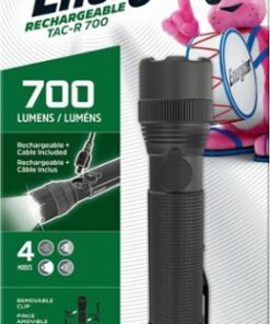 Energizer TAC-R 700 Rechargeable Flashlight with Micro-USB Charging Cable - Black 1