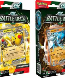 Pokémon - Trading Card Game: Battle Deck - Ampharos ex or Lucario ex - Styles May Vary