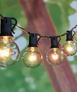 Excello Global Products - G40 String Lights - 50-feet - Clear