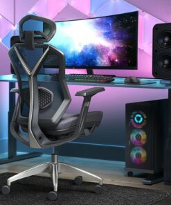 Lenovo - Legion Mesh Gaming Chair - Space Gray