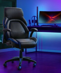 Dormeo - Vantage OCTAspring Bonded Leather Gaming Chair - Blue