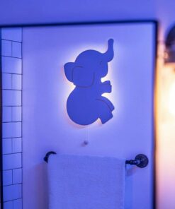 LumiPets - LumiDreams Wall Light - Kid's Decor Nightlight Elephant - White