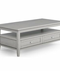 Simpli Home - Warm Shaker Coffee Table - Fog Grey
