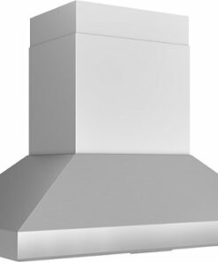 Zephyr - Titan 54 in. 750 CFM Island Mount Range Hood with LED Light - Stainless steel