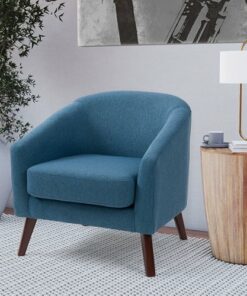 CorLiving - Elwood Modern Tub Chair - Blue