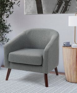 CorLiving - Elwood Modern Tub Chair - Grey