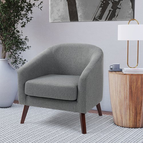CorLiving - Elwood Modern Tub Chair - Grey