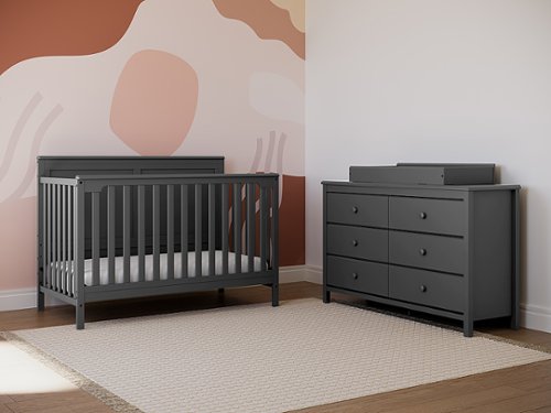 Storkcraft - Alpine 6-Drawer Double Dresser - Gray