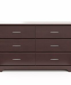 Storkcraft - Brookside 6-Drawer Double Dresser - Espresso
