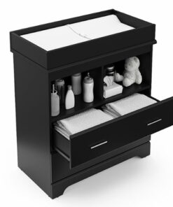 Storkcraft - Brookside 2 Drawer Changing Chest - Black