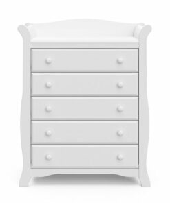 Storkcraft - Avalon 5-Drawer Dresser - White